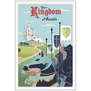 Sleeping Beauty Your Kingdom Awaits Canvas Giclee Print
